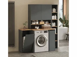 Hot Vicco Mueble para lavadora antracita/roble dorado 93.6x60.3x88.2 viktor Gris antracita