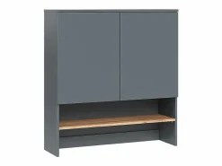 Vicco Mueble para lavadora antracita/roble dorado 93.6x29x100.4 viktor