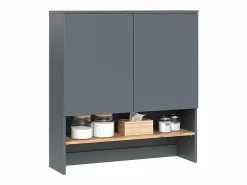 Vicco Mueble para lavadora antracita/roble dorado 93.6x29x100.4 viktor
