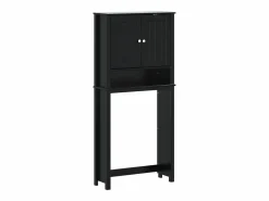 Mueble para lavadora BERG madera maciza 76x27x164,5 cm Mueble Para Lavadora