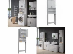 Best Mueble para lavadora alto brillo 64x26x190.5 irma Mueble Para Lavadora