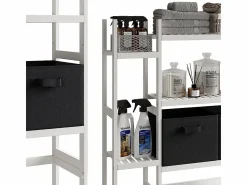 Vicco Mueble para lavadora 78.5x23.5x163 bilbao