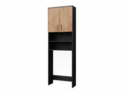 New Mueble para lavadora oro power roble/antracita 64x26x190.5 irma Mueble Para Lavadora