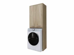 Mueble para lavadora, roble Sonoma, 31 x 64 x 180 cm