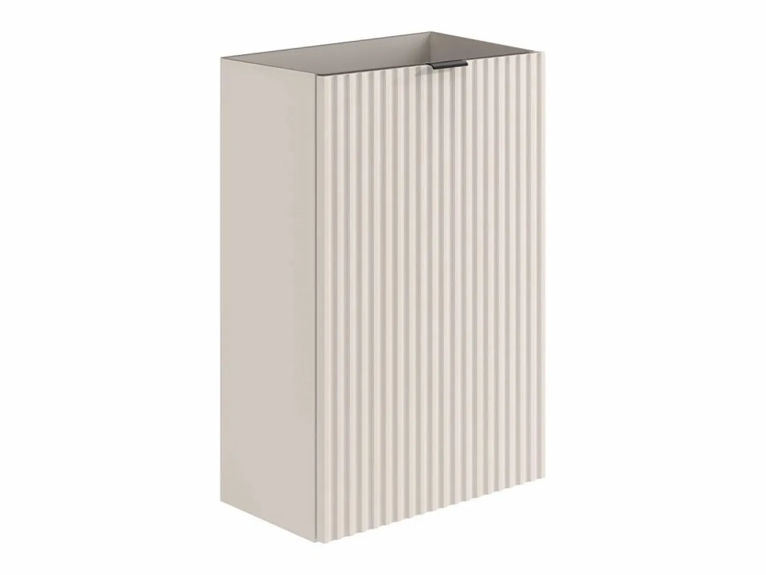 Discount Mueble para lavamanos estriado con puerta reversible - H60 x L40 x P22 - VAHIRA Mueble De Aseo