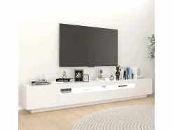 Online Mueble para TV con luces LED 260x35x40 cm ES13336 Mueble Tv