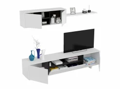 Online Mueble Salón Comedor Modulo 200+105 cm Color Belus Blanco
