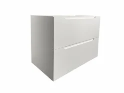 Outlet Vente-unique Mueble simple lavabo suspendido , 80 cm, STEFANIE Blanco