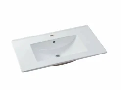 Outlet Vente-unique Mueble simple lavabo suspendido , 80 cm, STEFANIE Blanco