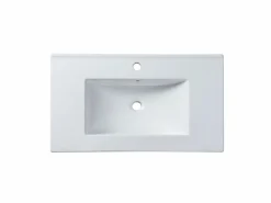 Vente-unique Mueble suspendido con lavabo , Ancho 80 cm, PAVANI