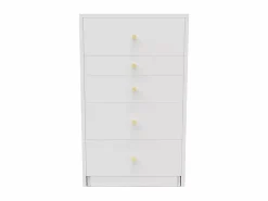 Hot LLB Mueble tocador maquillaje espejo mesilla ahorra espacio Deva Blanco