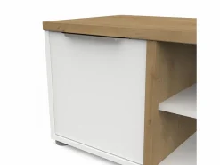 Calicosy Mueble TV ACCESS - 2 Puertas + 1 Nicho - Roble Hamilton y - 134,8 x 39,6 x 39,1 cm