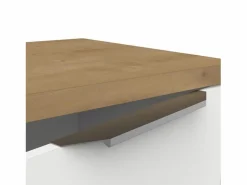 Calicosy Mueble TV ACCESS - 2 Puertas + 1 Nicho - Roble Hamilton y - 134,8 x 39,6 x 39,1 cm