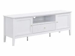 Discount Mueble TV con 2 puertas, 1 cajón y 1 estante de MDF - - NARIVA Mueble Tv