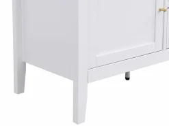 Discount Mueble TV con 2 puertas, 1 cajón y 1 estante de MDF - - NARIVA Mueble Tv