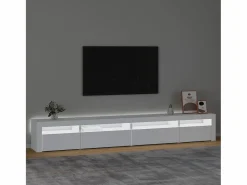 Mueble TV con luces LED 270x35x40 cm YOE36177