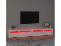 Mueble TV con luces LED 270x35x40 cm YOE36177