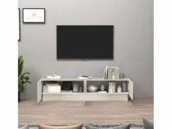 Mueble TV Vela con 4 puertas color cachemira 180x35x45,4 cm