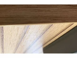 Best Mueble zapatero almacenaje - A86cm x L100cm x F37cm grafito puertas impresión vallado - Gotemburgo Zapatero|Mueble De Almacenaje