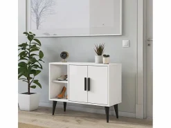 Sale Mueble zapatero moderno para recibidor y salón 90x35x70cm Arizona - Vajilla|Vajilla