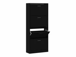 Outlet Mueble zapatero madera contrachapada 63x24x147 cm ES286083 Zapatero