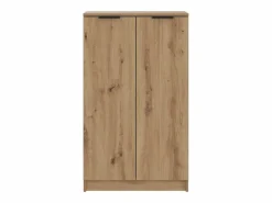 Best vidaxl Mueble zapatero madera ingeniería roble artisian 59x35x100,5 cm Color natural claro