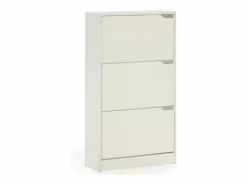 Hot VS Venta-stock Mueble Zapatero Ángel 3 Puertas Color , para 18 Pares Blanco