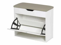 Sale Habitat et jardin Mueble zapatero "Wade" - 60 x 23,8 x 68 cm - Blanco