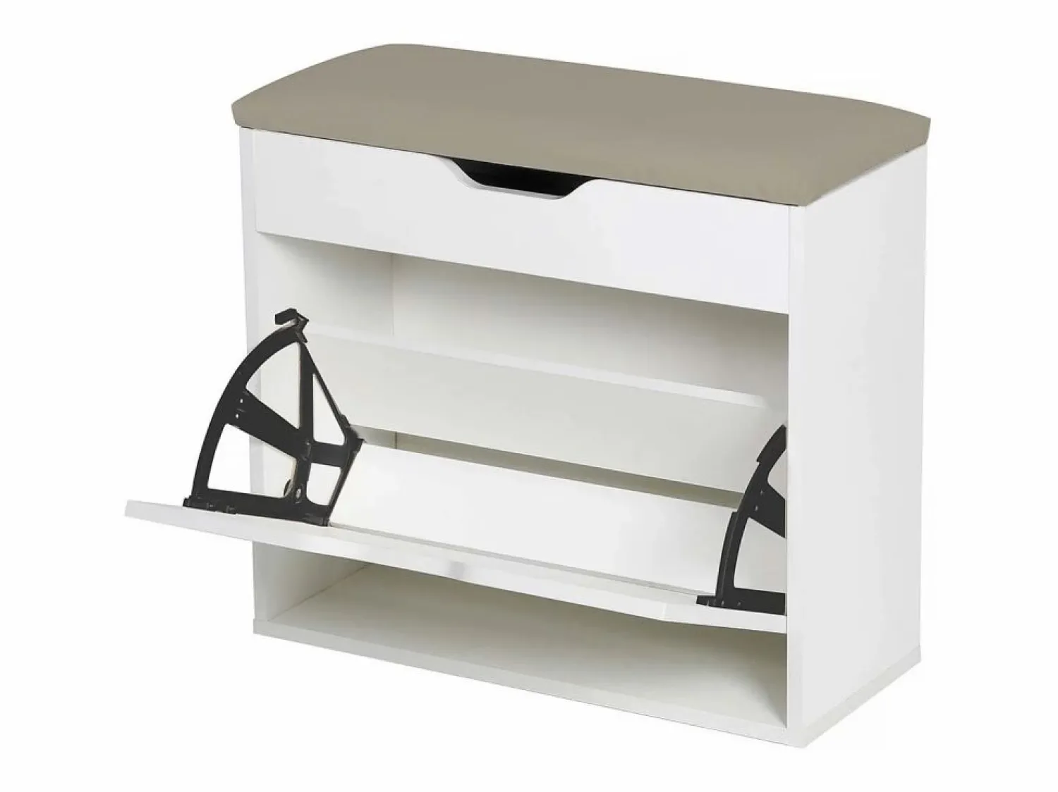 Sale Habitat et jardin Mueble zapatero "Wade" - 60 x 23,8 x 68 cm - Blanco