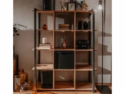 Clearance Concept-Usine Muebles de estanterías de estilo industrial KOTOR Color natural claro