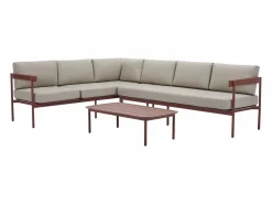 New MYLIA Muebles de salón para jardín LASTON 3233127 Terracota / Beige