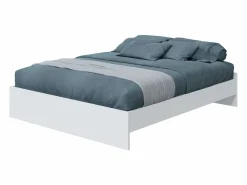 Discount Muebles Dorm. Ethna Estilo Nórdico y Roble 160 cm Blanco