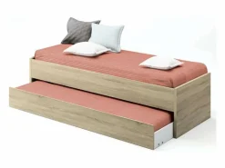 Muebles Dormitorio Tibet Natural Roble Cambrian (Cama 105x190 cm)