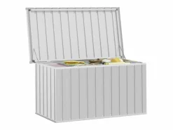 Clearance Garden Furniture Nancy Caja de almacenaje para jardín 129x67x65 cm Gris