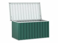 Outlet Garden Furniture Nancy Caja de almacenamiento para jardín 129x67x65 cm Verde