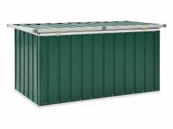 Outlet Garden Furniture Nancy Caja de almacenamiento para jardín 129x67x65 cm Verde