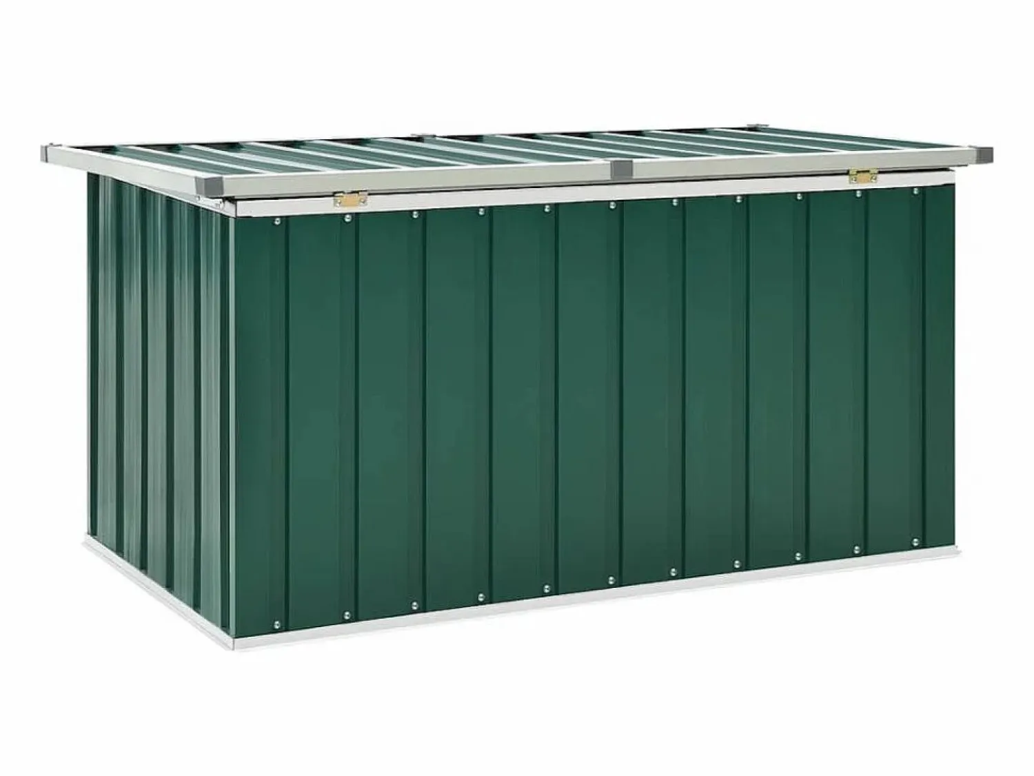 Outlet Garden Furniture Nancy Caja de almacenamiento para jardín 129x67x65 cm Verde