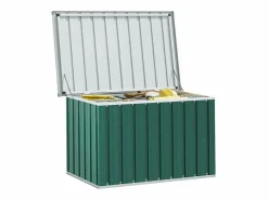 Online Garden Furniture Nancy Caja de almacenamiento para jardín 109x67x65 cm Verde