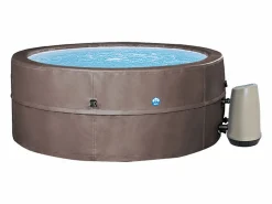 Online NETSPA - SP-VIP160B/MOB2 - Vita Premium + Mueble (5 piezas) - SPA Semirrígido - Redondo Negro