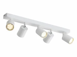 Discount 5 focos de techo LED s GU10 llama 330° giratorio lámpara de pared industrial moderna para sala de estar dormitorio sin bombilla Plafón
