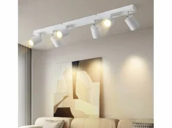NETTLIFE 6 focos de techo LED GU10 s orientables 350° para salón dormitorio cocina sin bombilla