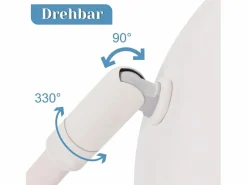 NETTLIFE Aplique de madera con interruptor - Foco de pared de 1 llama E27 Lámpara de pasillo blanca 330°, Sin bombilla