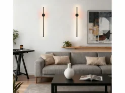NETTLIFE Aplique LED de interior - 60 cm - Lámpara de pasillo de diseño moderno - Blanco cálido 3000 K - Lámpara de cocina