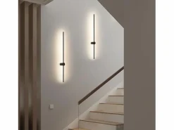 NETTLIFE Aplique LED para Interiores - 100 CM 8 W Lámpara Giratoria Minimalista para Sala de Estar Lámpara de Noche Blanco cálido 3000 K