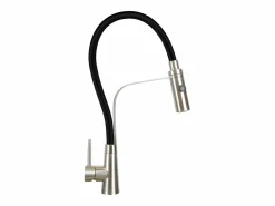 Online NETTLIFE Grifo de cocina con manguera flexible Grandes extensibles con ducha de mano, 46,5 cm, , mezclador de alta presión giratorio 360 Negro