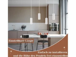 Discount Lámpara Colgante Madera Metal Diam.60cm GU10 4 Bombillas Lámpara Colgante Lámpara de Vintage para Cafetería Salón Dormitorio Lámpara Suspendida