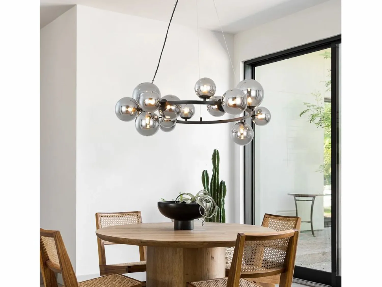 New Lámpara colgante para mesa de comedor - lámpara colgante para salón, lámpara colgante de 14 bombillas G9. Lámpara Suspendida