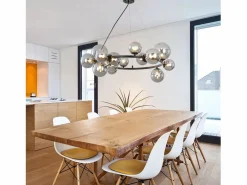 New Lámpara colgante para mesa de comedor - lámpara colgante para salón, lámpara colgante de 14 bombillas G9. Lámpara Suspendida