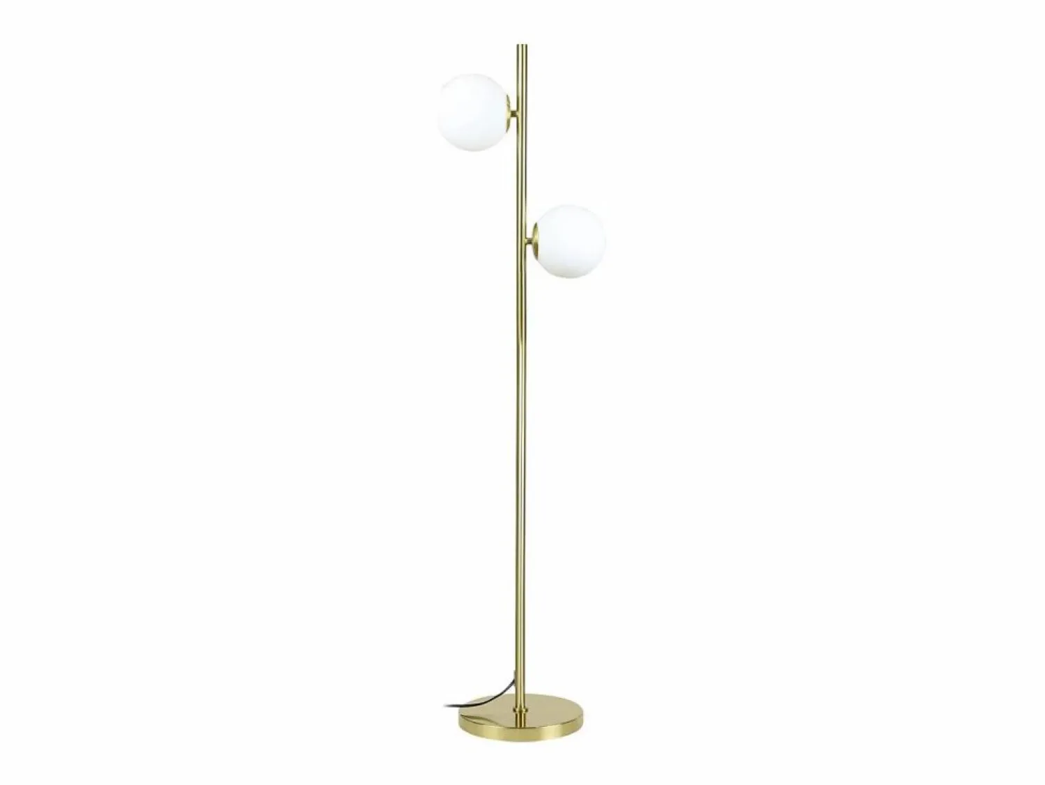 NETTLIFE Lámpara de pie moderna para sala de estar - Lámpara de pie de diseño Lámpara de pie con casquillo E27 con interruptor de pie -166 cm