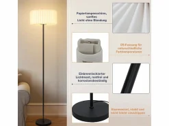 Hot Lámpara de pie vintage, lámpara de pie para salón, lámpara de pie, lámpara de pie con pantalla de papel , lámpara de pie para salón, lámpara G9 Lámpara De Pie